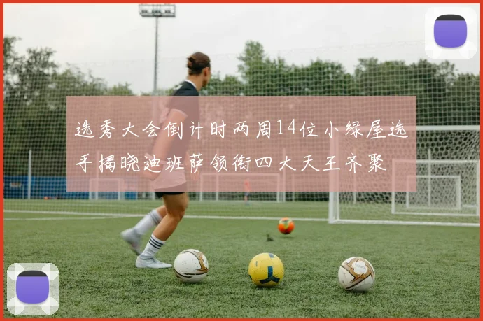 选秀大会倒计时两周14位小绿屋选手揭晓迪班萨领衔四大天王齐聚