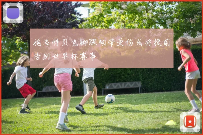 施洛特贝克脚踝韧带受伤或将提前告别世界杯赛事